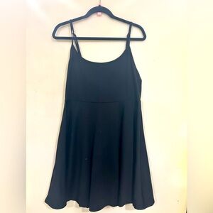 Sleeveless Black skater style dress